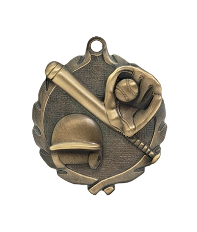 Softball - Gold 3D Medal