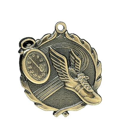Track - Gold 3D Medal