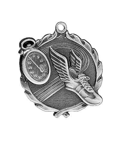 Track - Silver 3D Medal
