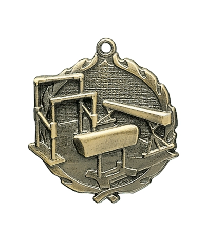 Gym (F) - Gold 3D Medal