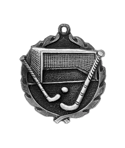 Hockey - Silver 3D Medal