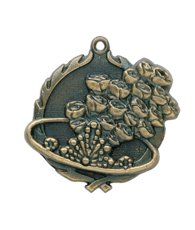 Beauty Queen - Gold 3D Medal