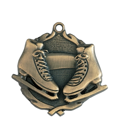 Ice Skating - Gold 3D Medal