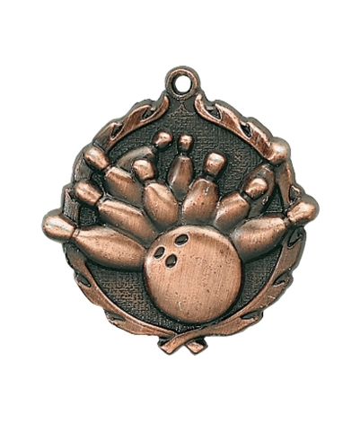 Ten Pin Bowling - Bronze 3D Medal
