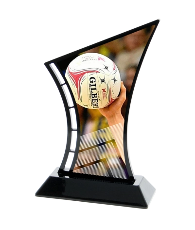 Acrylic Printed Netball BK