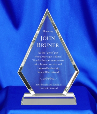 Crystal Bevelled Everest