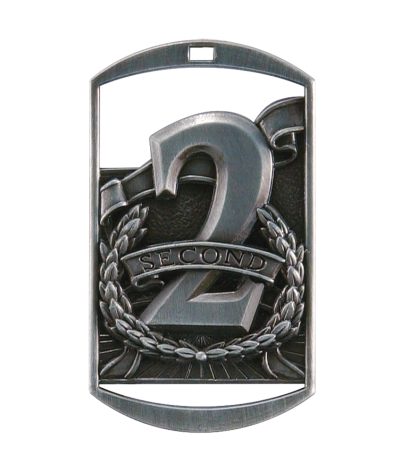 2nd Place - Silver Dog Tag Medal