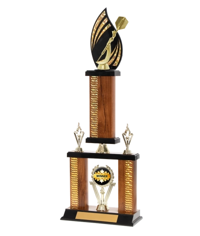 Tiered Wave Pattern Trophy