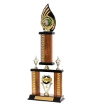 Tiered Wave Pattern Trophy