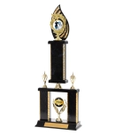 Tiered Gold Edge Trophy