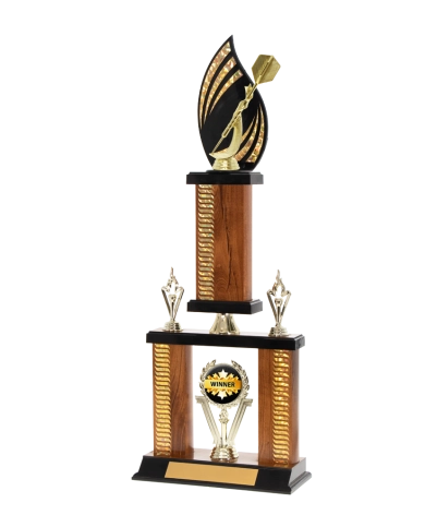 Tiered Wave Pattern Trophy