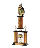 Tiered Wave Pattern Trophy