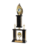 Tiered Gold Edge Trophy