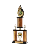 Tiered Wave Pattern Trophy