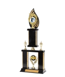 Tiered Gold Edge Trophy
