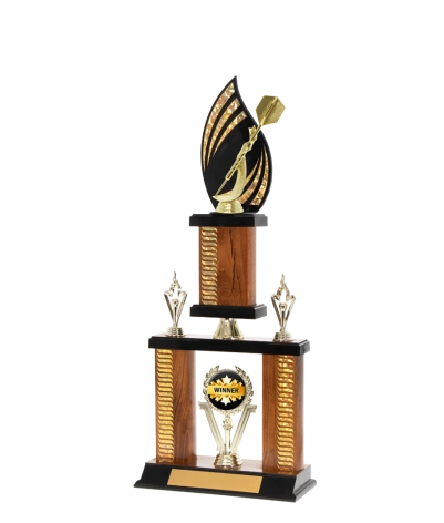 Tiered Wave Pattern Trophy