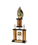 Tiered Wave Pattern Trophy