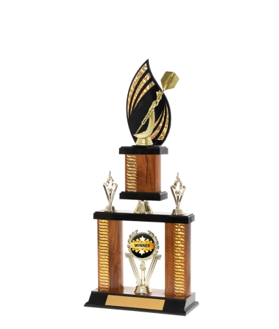 Tiered Wave Pattern Trophy