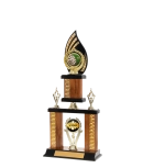 Tiered Wave Pattern Trophy