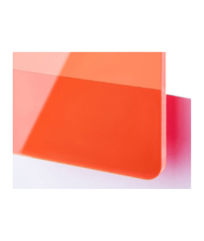 TroGlass Colour Gloss Red Fluorescent 3mm