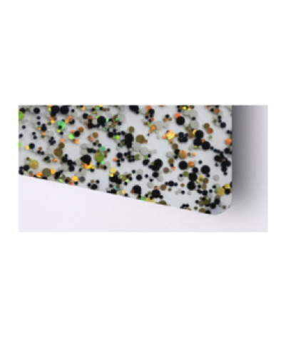 TroGlitter Chunky Black/White Dot 3mm