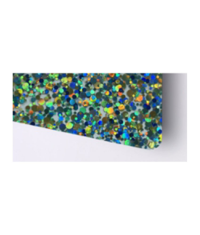 TroGlitter Chunky Green Dot 3mm