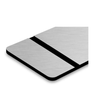 TroLase Metallic BR Silver/Black 1.6mm