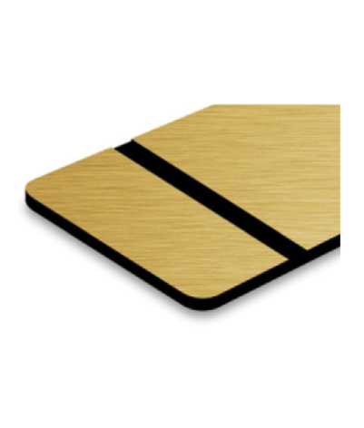 TroLase Metallic BR Gold/Black 1.6mm
