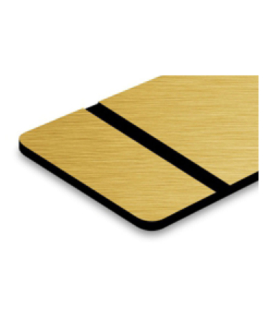 TroLase Metallic Plus BR Gold/Black 3.2mm