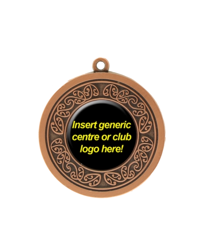 Insert Koru - Bronze Relief Medal