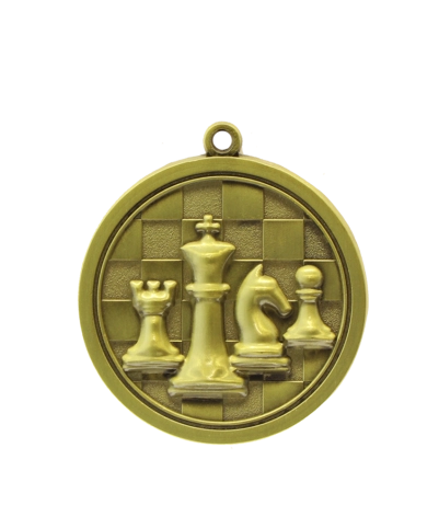 Chess - Gold Relief Medal