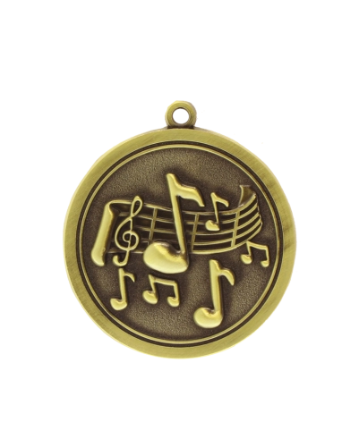Music - Gold Relief Medal