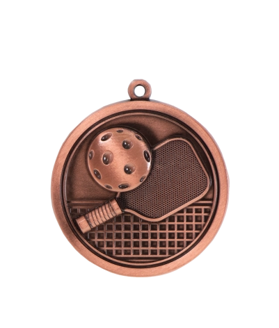 Pickle Ball - Bronze Relief Medal