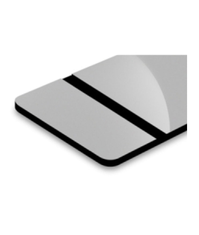 TroPly HiGloss Vintage Silver/Black 1.6mm