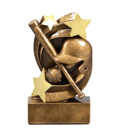 Resin Star Swirl Baseball