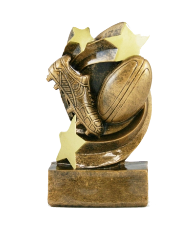 Resin Star Swirl Rugby