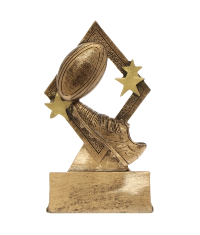 Resin Diamond Rugby & Boot