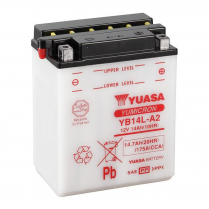 YB14L-A2   Motorsports Battery (Flooded) 12V 14Ah 190CCA