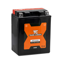 WPX14-AH-BS   Motorsports Battery AGM 12V 14Ah 210CCA (Acid Bottle Supplied)