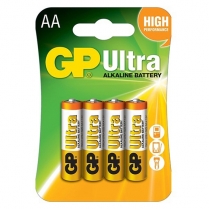 GP15AU-C4   Alkaline battery AA 1.5V GP Ultra (card of  4)