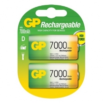 GP700DHC2   RECH BATT NI-MH D 7000MAH GP PK/2