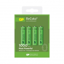 GP100AAAHCE-2GBLA4   Rechargeable battery Ni-MH AAA 950mAh GP (card of  4)