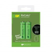 GP100AAHCE-2GBLA2   Rechargeable battery Ni-MH AA 1000mAh GP (card of  2)