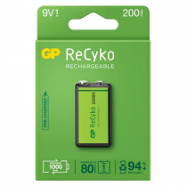 GP20R8H-2EB1   9V Ni-MH 8.4V 200mAh Rechargeable Battery GP (Pkg of 1)
