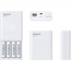 K-KJ87MCA4BA   Chargeur de batterie individuel avec technologie de chargement portable + 4x AA Panasonic Eneloop