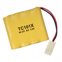 TC101X   Pile pour loisir t&eacute;l&eacute;guid&eacute; Ni-CD 4.8V 1000mAh