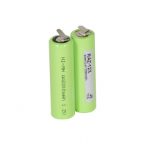 RAZ-12X   Pile de remplacement pour rasoir Ni-MH 2.4V 2000mAh (2X AA)