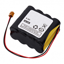 PAC-AM111000  Clock Replacement Battery Amano AJR-111000 Ni-CD 9.6V