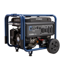 HG12000E   Hyundai 12000W Gas Powered Portable Generator with Electric Start