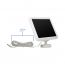 82123   Lampe solaire d&eacute;tecteur de mouvement &agrave; trois t&ecirc;tes 120 LED Sunforce